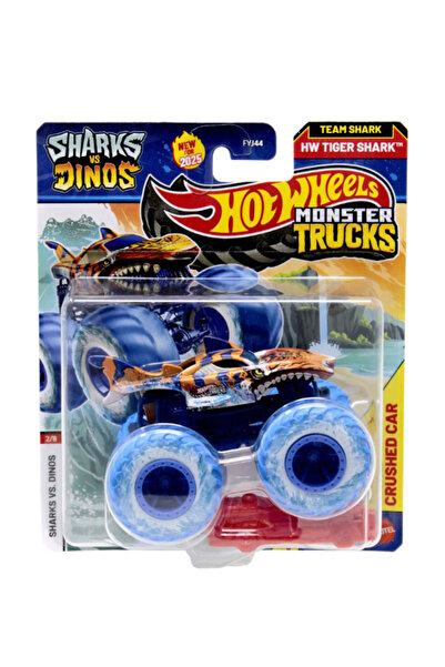 HOT WHEELS Monster Trucks Arabalar Shark Dinos JCD90