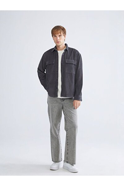 LC Waikiki XSIDE Rahat Kalıp Uzun Kollu Kadife Erkek Gömlek Ceket