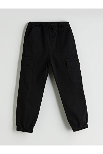 LC Waikiki LCW Kids YENİ SEZON Beli Lastikli Erkek Çocuk Kargo Jogger Pantolon