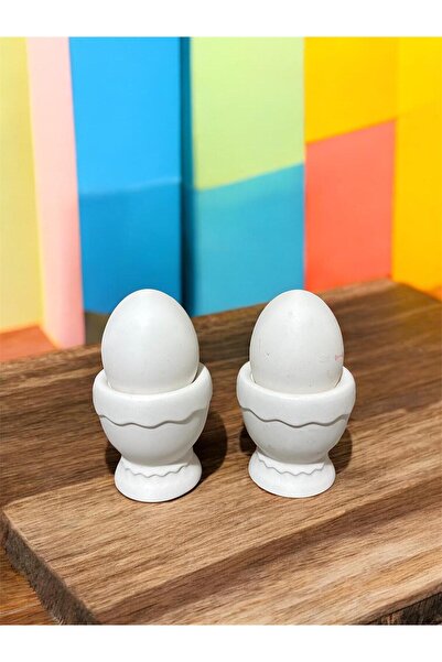 EL YAPIMI 2'li Yumurtalık Beyaz