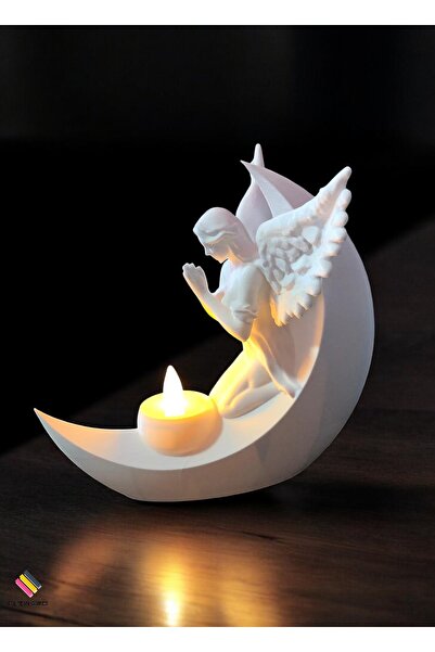 a life in games Melek Yarım Ay Şehri (Angel Moon City) Ledli Dekoratif Obje E...