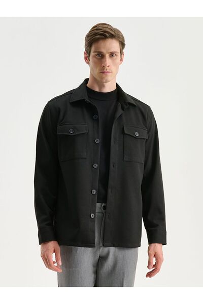 LC Waikiki Southblue Regular Fit Men's Long Sleeve Shirt Jacket