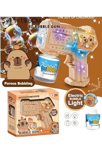 Toybox مسدس فقاعات للأطفال، آلة فقاعات أوتوماتيكية مزودة بإضاءة LED، ألعاب خا...