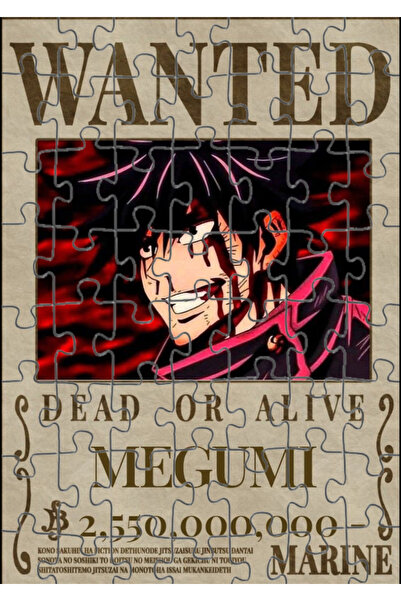 Toyaso Jujutsu Kaisen Megumi Fushiguro Wanted Anime 99 Piece Puzzle
