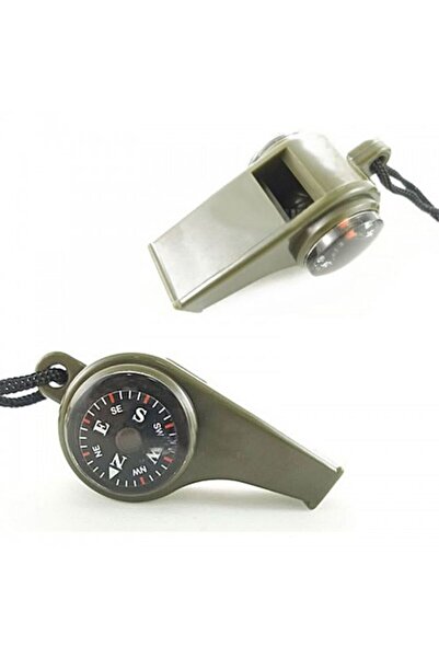 Skygo Multifunctional Whistle Compass Camping Thermometer Emergency Survival Gear Whistle