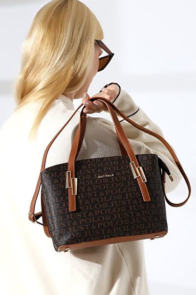 Just Polo JP Multi-Compartment Medium-Sized Classic Sports Model Women's Shoulder Bag