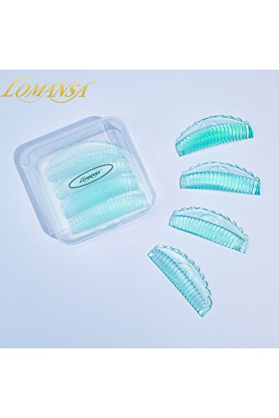 Choice3 مجموعة من 4 أزواج من وسادات تجعيد الرموش السيليكونية من بلو لومانسا، وقضبان رفع الرموش القابلة لإعادة الاستخدام، ورموش ثلاثية الأبعاد