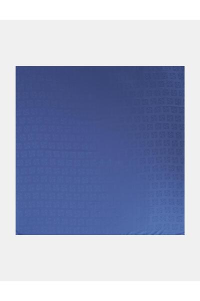 Kayra Logolu İpek Eşarp İndigo