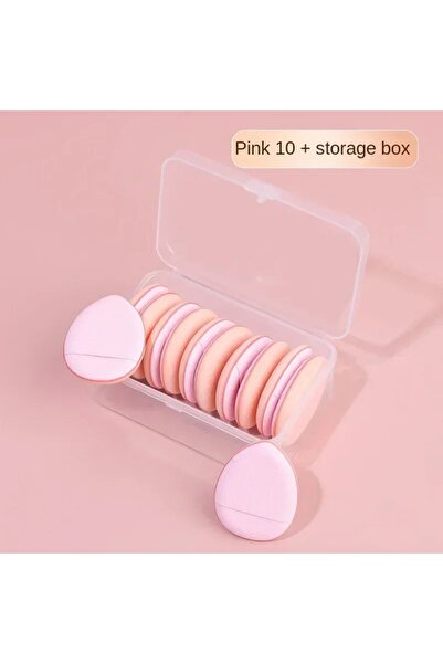 Choice10 A0112-10PCS وردي 5/10 قطع إسفنجة صغيرة لتوزيع كريم الأساس وبودرة الوجه