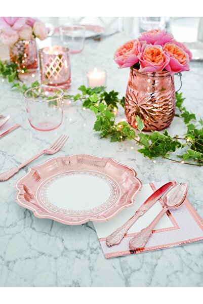 erorex Party Porcelain Rose Gold Napkin