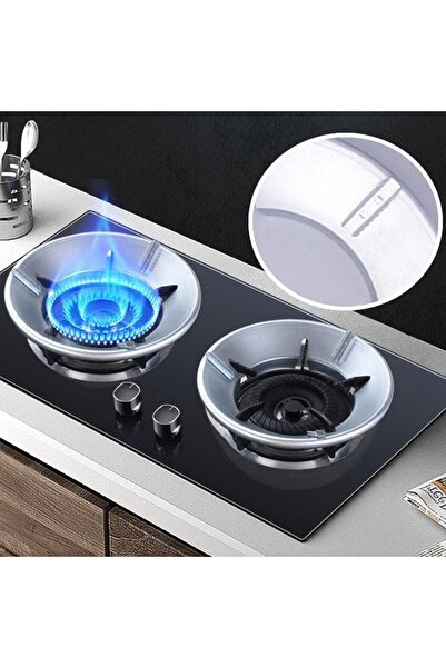 erorex رف دائري موفر للطاقة وموقد غاز مقاوم للرياح مع حامل دعم متين من قطعتين لأواني الطهي