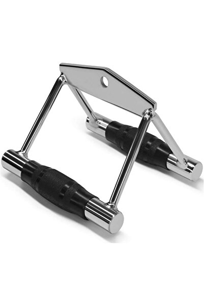 erorex مرفق كابل بمقبض صف مزدوج على شكل حرف D مع مقبض تمرين الوزن وجهاز تمرين الضغط كروم