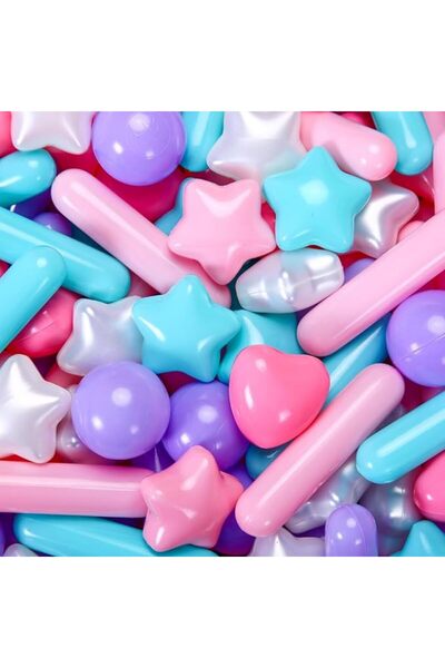 erorex Ball Pit Balls Kids Crush Proof Plastic Toy Balls Toddlers Ball Pit Baby Pool Water Toys Pack 100