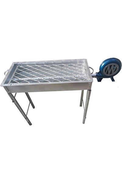 Generic Go2camps Leg Stand Tin Barbeque Grill with Fan Blower - 90cm