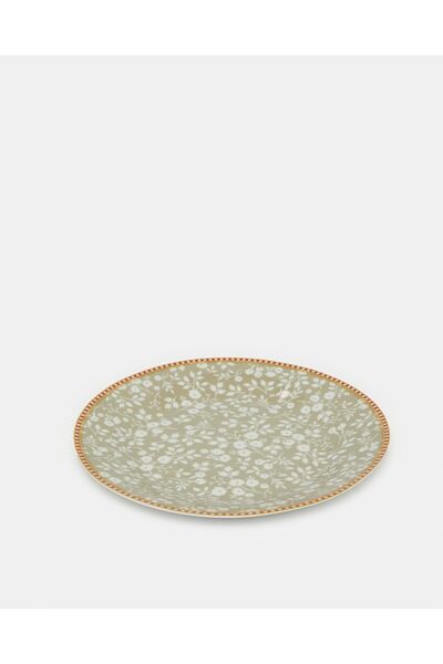 erorex Beige Geometric Print Dinner Set (20 Piece), Multicolor, One Size