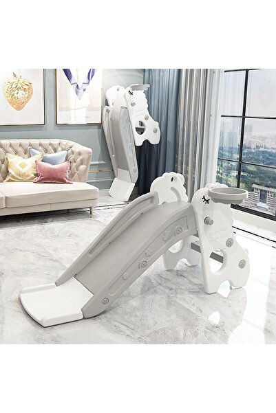 erorex زحليقة قابلة للطي للأطفال الصغار، 3 قطع، مجموعة زحليقة للأطفال الصغار، مناسبة للأعمار من 1 إلى 3 سنوات، طوق كرة سلة مناسب للأولاد