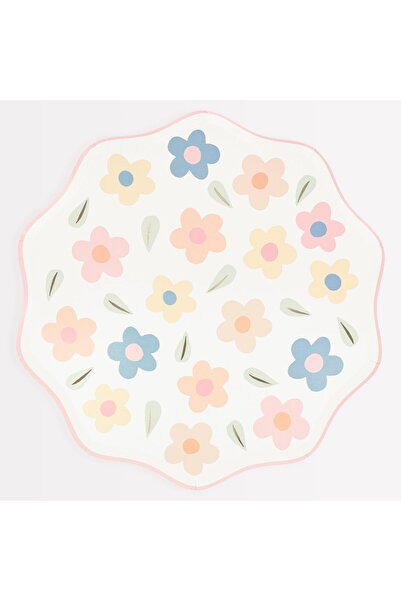 erorex Happy Flowers Dinner Plates (X 8)