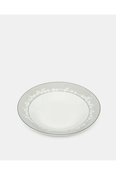 erorex Grey Geometric Print Dinner Set (20 Piece), Multicolor, One Size