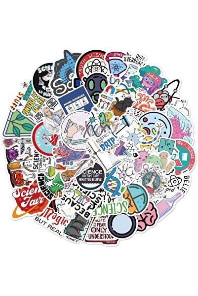 erorex مجموعة ملصقات العلوم، 100 قطعة، ملصقات تجارب الفيزياء والكيمياء والأحياء، مختبر، كمبيوتر محمول، ماء