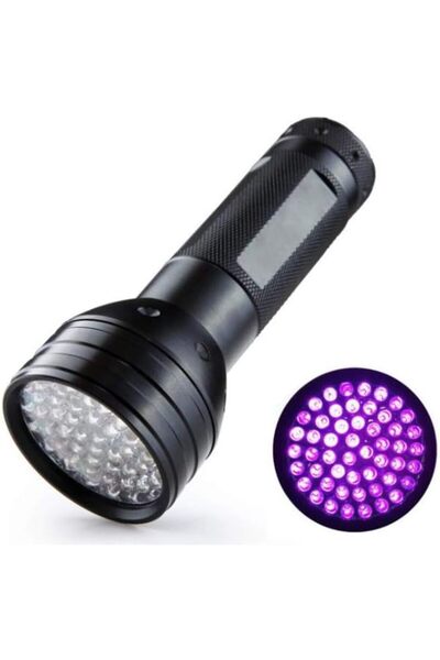 erorex 51 LED UV Flashlight Ultraviolet Black light Detector for Dog Urine Pet Stain and Bed Bug