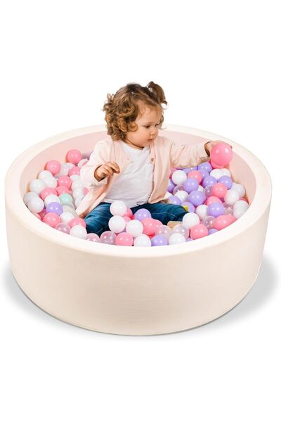 erorex Foam Ball Pit 35.4"X 11.8" Ball Pits Toddlers Soft Round Kiddie Baby Playpen Ball Pool Kids Ideal