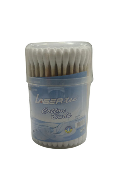 Lasertec أعواد قطنية - ناعمة وصحية ولطيفة للاستخدام اليومي (20 قطعة × 2)
