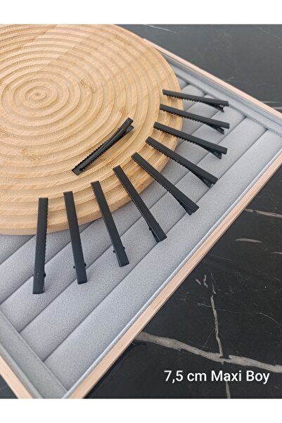 MutluBiDünya 10 Adet 7,5 Cm Maxi Boy Metal Pens Toka Jumbo Boy Pens Toka Büyü...