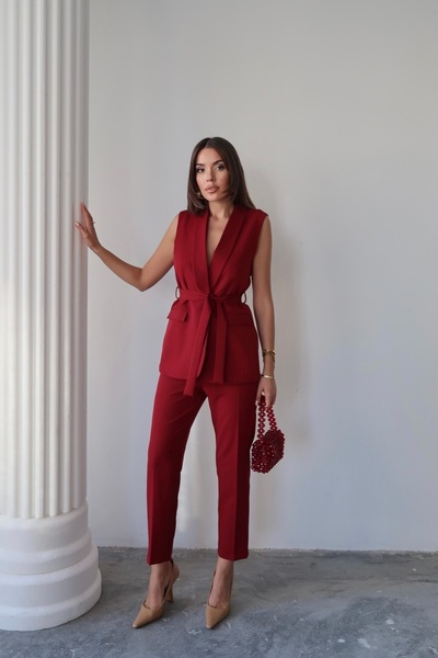 Swass Violet Belted Vest