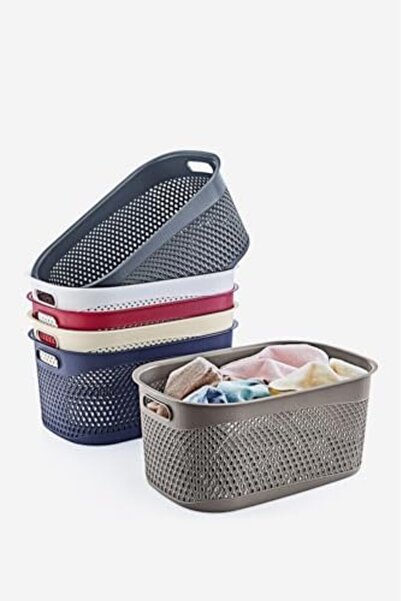 STOREMAX Sellbuyst Katre Laundry Basket 35 Lt Anthracite Trendy 266450