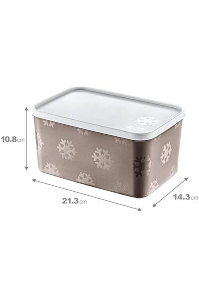 STOREMAX Sellbuyst 2'Li Set No Frost Storage Container Terra 2600 ml Trendy 266450