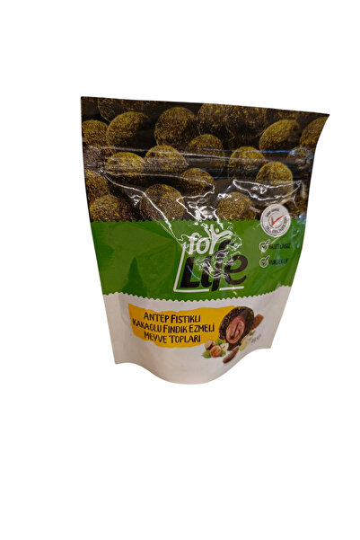 Forlife Pistachio Cocoa Fruit Balls with Hazelnut Paste Without Added Sugar 96 Gr