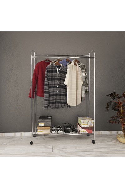 Metallica Concept T ekerlekli Armin Askılık Konfeksiyon Askılığı Ayaklı Teker...