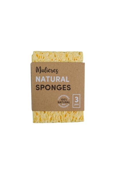 Mulieres Burete de curatare din celuloza (3 buc),