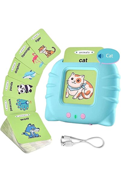 STOREMAX GÇAVM İngilizce Erken Eğitim Kartı 224 Adet Flash Sesli Konuşan Kart...