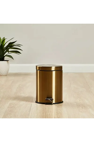 Generic Metallic Step Waste Bin - 5L
