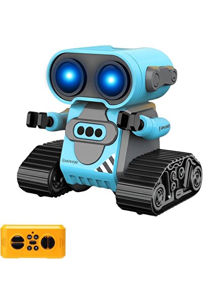 trendymr Uzaktan Kumandalı El Sensörlü Akıllı WALL-E Robot Dahili Şarjlı Işıklı Sesli FULL