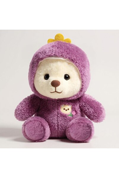 STOREMAX modashine Pufi Şapkalı Peluş Ayıcık | Yumuşacık Oyun ve Uyku Arkadaş...