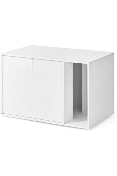 Optim Solution Dulap pentru litieră pentru pisici, asamblare rapidă fără unelte, design minimalist, PAL, 80x