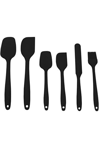 STOREMAX Sersadsn Silicone Kitchen Utensil Set, Non-Stick Spatula, Spoon, Knife, Pastry Brush, Egg Brush