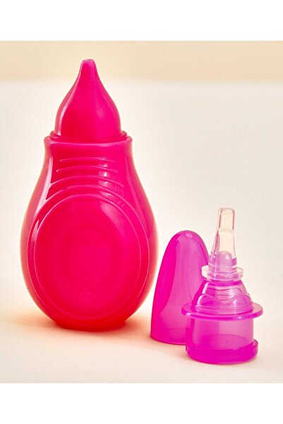 Babyhug Nasal Aspirator and Ear Syringe Set - Gentle Relief for Newborns, BPA Free, Pink, 2 Pieces