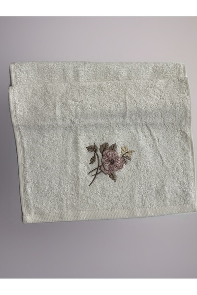 Pupilla Collection مجموعة من 6 مناشف مطرزة من الخيزران مقاس 30x50