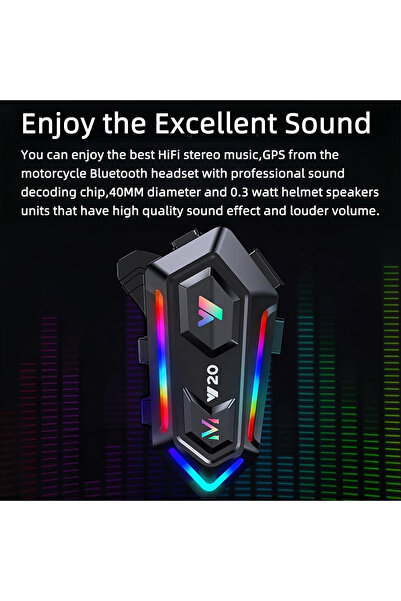 FAZER Y20 İNTERCOM RGB IŞIKLI (YÜKSEK SES ÇIKIŞLI)