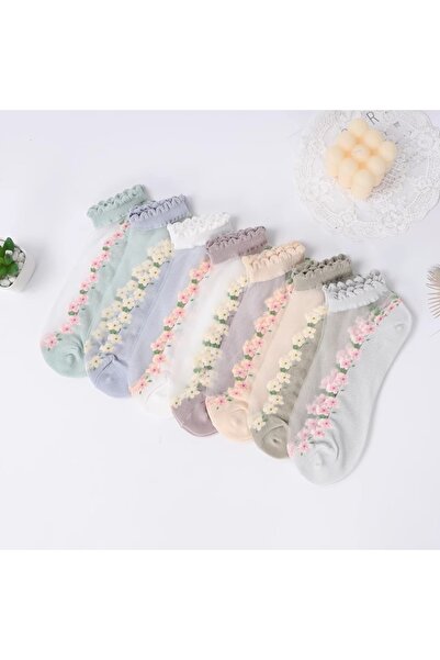 delis Set of 7 pairs of women's socks, SS217, universal size