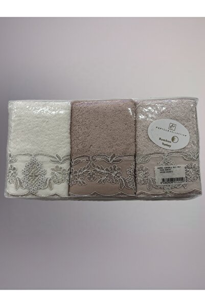 Pupilla Collection Bamboo Guipure 6-Piece Towel Set 30X50
