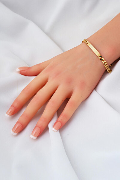 Bilezikci İsimlik Çocuk Künyesi 14 Ayar Altın