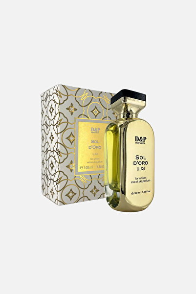 D&P Perfumum Premium Serisi U-X4 SOL D'ORO EXTRAIT DE PARFUM UNİSEX 100 ml
