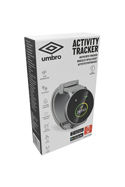 UMBRO Smart watch for monitoring, Bluetooth, 1.3 inch touch screen, IP67, adjustable strap