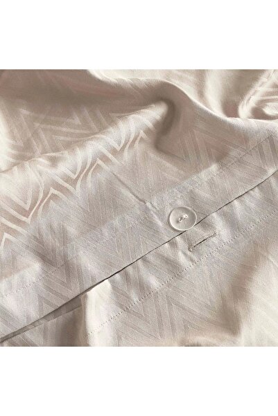 Generic Aspen Cotton Bamboo Sateen 300 Thread Count 3-Piece King Duvet Cover Set - 230x220 cm