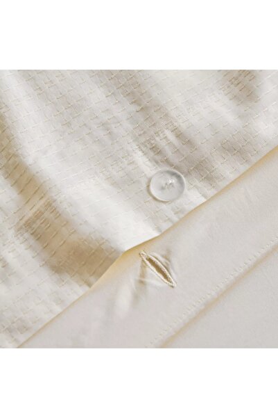 Generic Eternity Cotton Percale 325 Thread Count 3-Piece Queen Duvet Cover Set - 200x200 cm