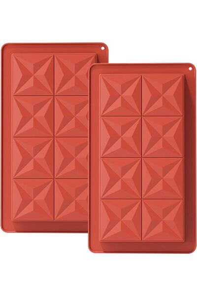 YXHZVON Pachet de 2 forme de silicon pentru ciocolată, formă adâncă antiadere...